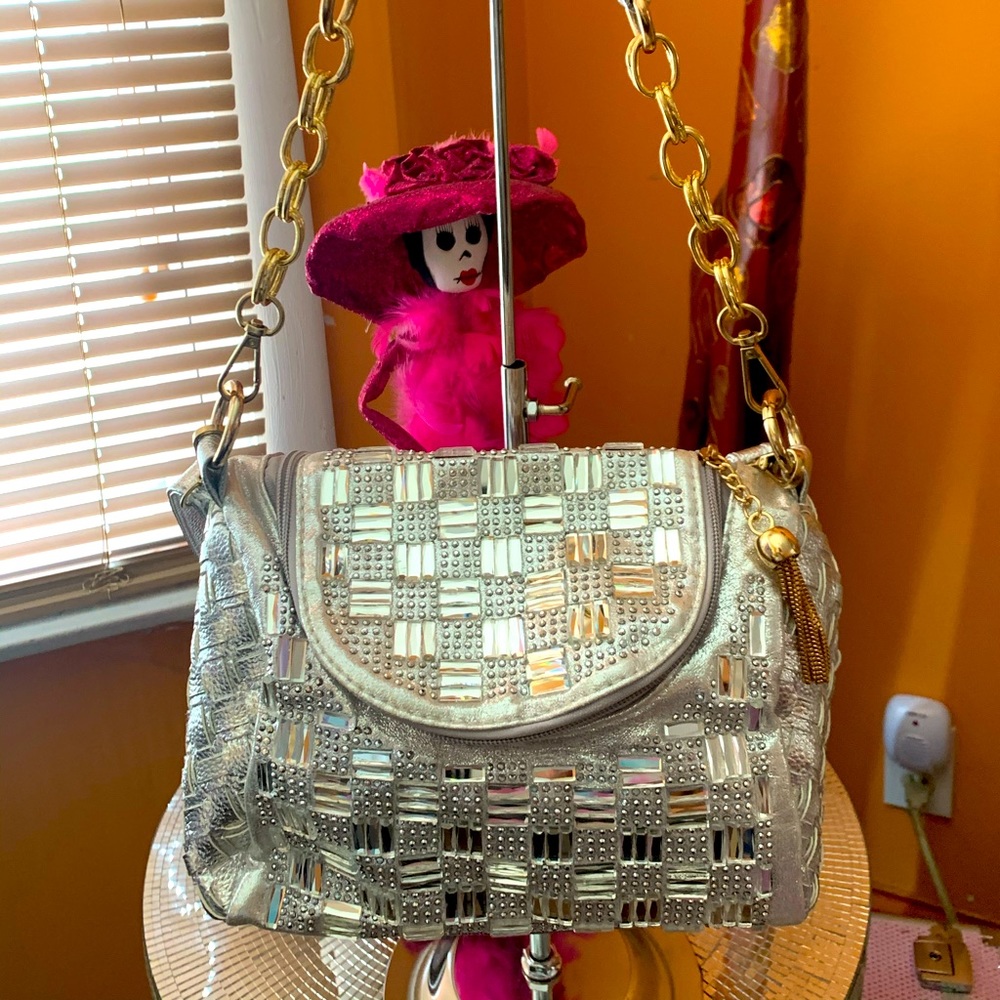 The Lux Rhinestone satchel/crossbody purse! New!